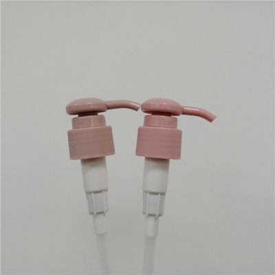 La pompe portative libre rose de lotion de la couleur BPA 24mm a nervuré la fermeture
