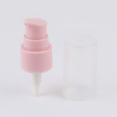 Distributeur portatif de pompe de crème de main de couleur de rose, pompe en plastique 18/410 de traitement
