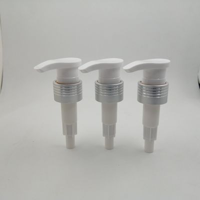remplacement en aluminium de pompe de bouteille de lotion de 4cc 28mm avec la fermeture argentée