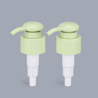 Pompe en plastique adaptée aux besoins du client de bouteille de savon de salle de bains de couleur pour le liquide de grande viscosité