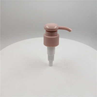 La pompe portative libre rose de lotion de la couleur BPA 24mm a nervuré la fermeture