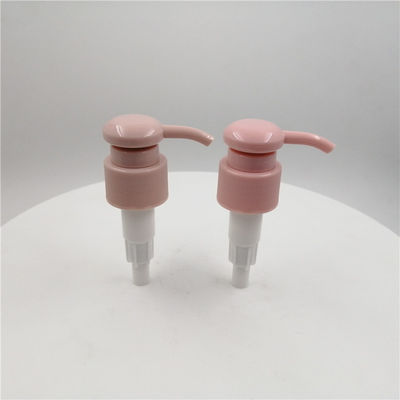La pompe portative libre rose de lotion de la couleur BPA 24mm a nervuré la fermeture