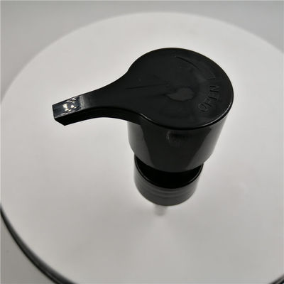 Pompe en plastique noire de la bouteille 1.5cc de la couleur 28/410 de fermeture douce pour le liquide