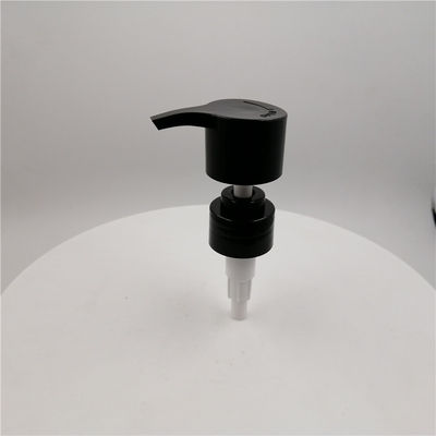 Pompe en plastique noire de la bouteille 1.5cc de la couleur 28/410 de fermeture douce pour le liquide