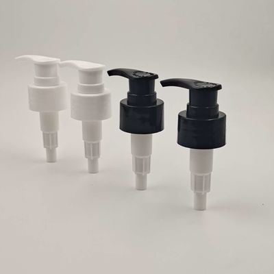 Dosage en plastique de la pompe 2cc de bouteille de lotion de la vis noire et blanche 28/410mm