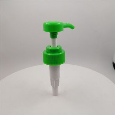 Pompe verte de distributeur de savon du plat 2.0cc de fermeture à nervures 33/410 pour la cuisine