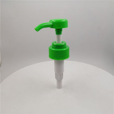 Pompe verte de distributeur de savon du plat 2.0cc de fermeture à nervures 33/410 pour la cuisine