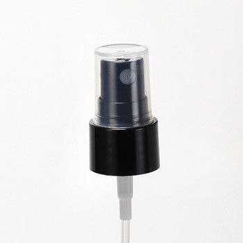 Le GV nervuré noir délivrent un certificat le pulvérisateur fin de brume de 18mm pour la bouteille cosmétique