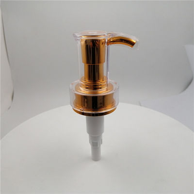 pompe de distributeur du shampooing 1.5ml/T de 33mm, pompe de distributeur de savon d'or pour le conditionneur pour cheveux