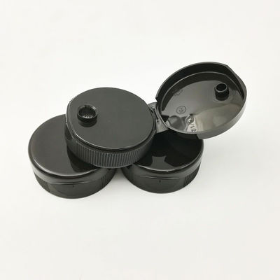 La couleur noire d'utilisation multi renversent non Flip Top Cap 28mm pour la bouteille vide
