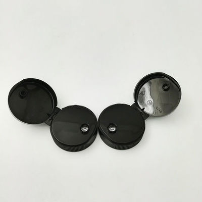 La couleur noire d'utilisation multi renversent non Flip Top Cap 28mm pour la bouteille vide