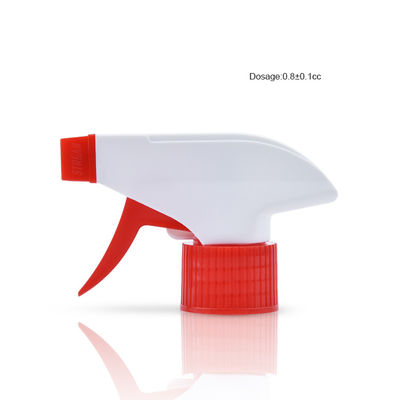 Pompe en plastique de pulvérisateur de déclencheur de 0.8cc 28mm, bec de pulvérisation de déclencheur pp Materia