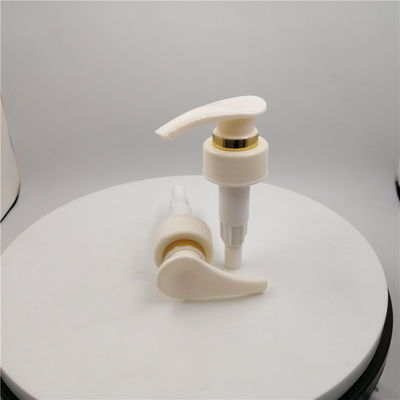 pompe en plastique de bouteille de serrure de la vis 1.5cc, chapeau de pompe de 28mm avec la fermeture à nervures