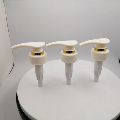 pompe en plastique de bouteille de serrure de la vis 1.5cc, chapeau de pompe de 28mm avec la fermeture à nervures