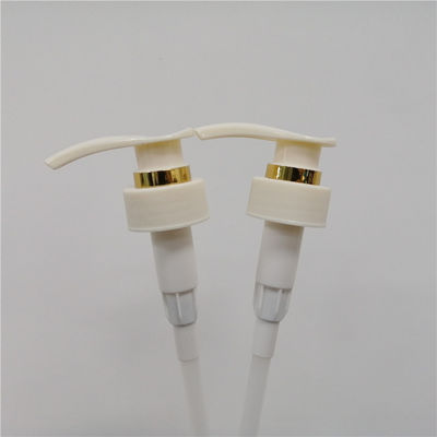 pompe en plastique de bouteille de serrure de la vis 1.5cc, chapeau de pompe de 28mm avec la fermeture à nervures