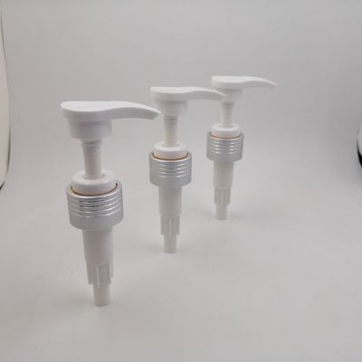 remplacement en aluminium de pompe de bouteille de lotion de 4cc 28mm avec la fermeture argentée