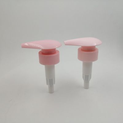 Pompe rose de bouteille de lotion d'approbation de GV, pompe de distributeur d'aseptisant pour le ménage
