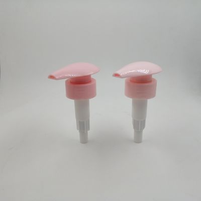 Pompe rose de bouteille de lotion d'approbation de GV, pompe de distributeur d'aseptisant pour le ménage