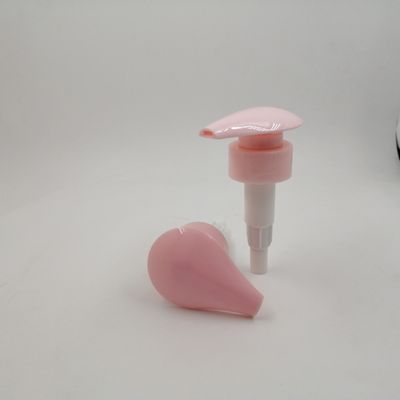 Pompe rose de bouteille de lotion d'approbation de GV, pompe de distributeur d'aseptisant pour le ménage