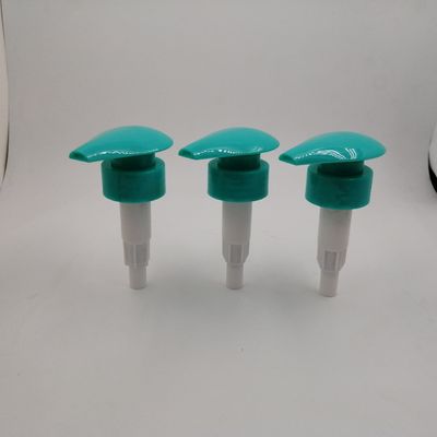 Non renversement de la pompe de bouteille de lotion de 33mm, pompe de savon vert pour des produits de soins à domicile