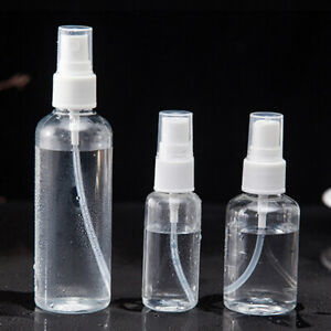 Bouteille en plastique transparente multi de pompe de jet de l'utilisation 100ml pour le maquillage
