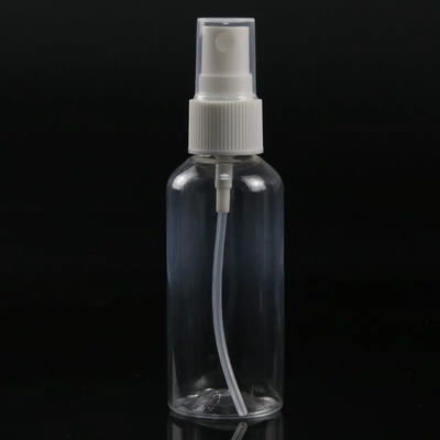 Bouteille en plastique claire rechargeable de pompe de jet, bouteille de jet de la pompe 50ml pour l'eau de soins de la peau