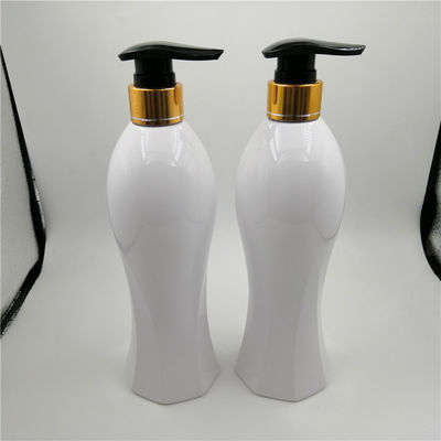 Non bouteilles en plastique de distributeur de la flaque 33/410 avec la pompe, bouteille blanche de la pompe 500ml