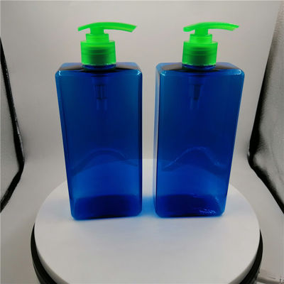 Bouteilles en plastique de distributeur de GV 28/410 bleu avec la pompe pour la salle de bains