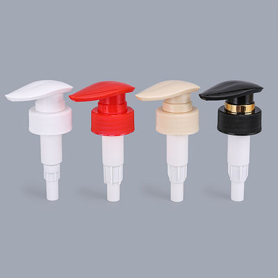 Pompe en plastique de bouteille de serrure colorée de la vis 3.5cc avec la fermeture à nervures