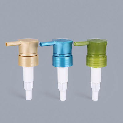 La couleur adaptée aux besoins du client renversent non la pompe en plastique de bouteille pour le soin personnel