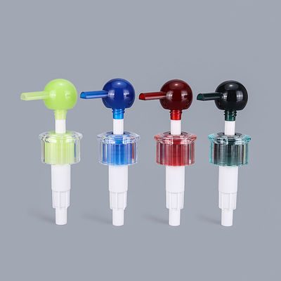 Pompe en plastique de bouteille de la serrure 1.5cc 28mm de vis pour le shampooing