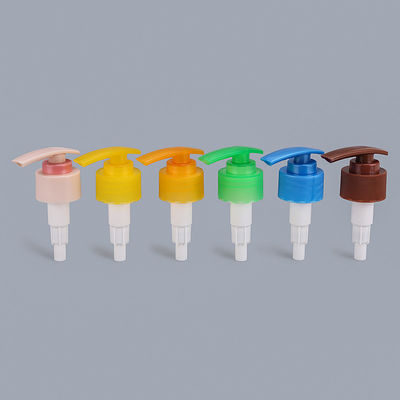 pompe en plastique colorée de lotion de corps de 28mm pour la bouteille de parfum