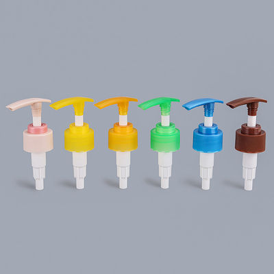 pompe en plastique colorée de lotion de corps de 28mm pour la bouteille de parfum
