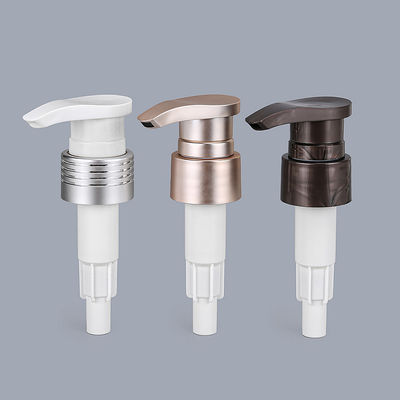 Pompe en plastique de distributeur de lotion de l'aluminium 28/410mm pour le savon liquide