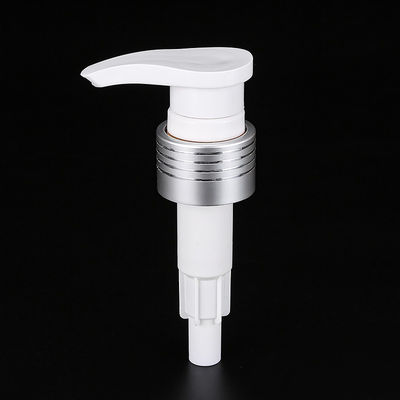 Pompe en plastique de distributeur de lotion de l'aluminium 28/410mm pour le savon liquide
