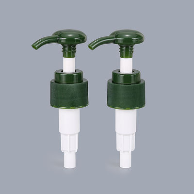 Pompe en plastique adaptée aux besoins du client de bouteille de savon de salle de bains de couleur pour le liquide de grande viscosité
